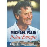 Michael Palin signed hardback book titled New Europe unsigned. 288 pages. Good Condition. All