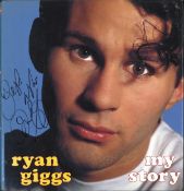 Football Ryan Giggs signed hardback book titled My Story signature on the cover. Good Condition. All