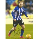 Football Barry Bannan signed 12x8 colour photo pictured in action for Sheffield Wednesday. Good