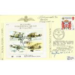 Battle of Britain Pilots multiple signed cover. JSF23 Biggin Hill Signed K Edwards & C Hearn both