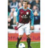 Football Stephen Warnock 12x8 signed colour photo pictured while playing for Aston Villa. Stephen