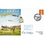 F/Lt Michael E Croskell 213 Squadron signed FDC Classic Fighters PM Imperial War Museum Duxford