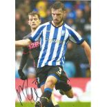 Football Morgan Fox signed 12x8 colour photo pictured in action for Sheffield Wednesday. Good