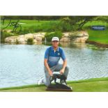 Golf David Lipsky signed 12x8 colour photo. Lipsky turned professional after graduating in 2011.