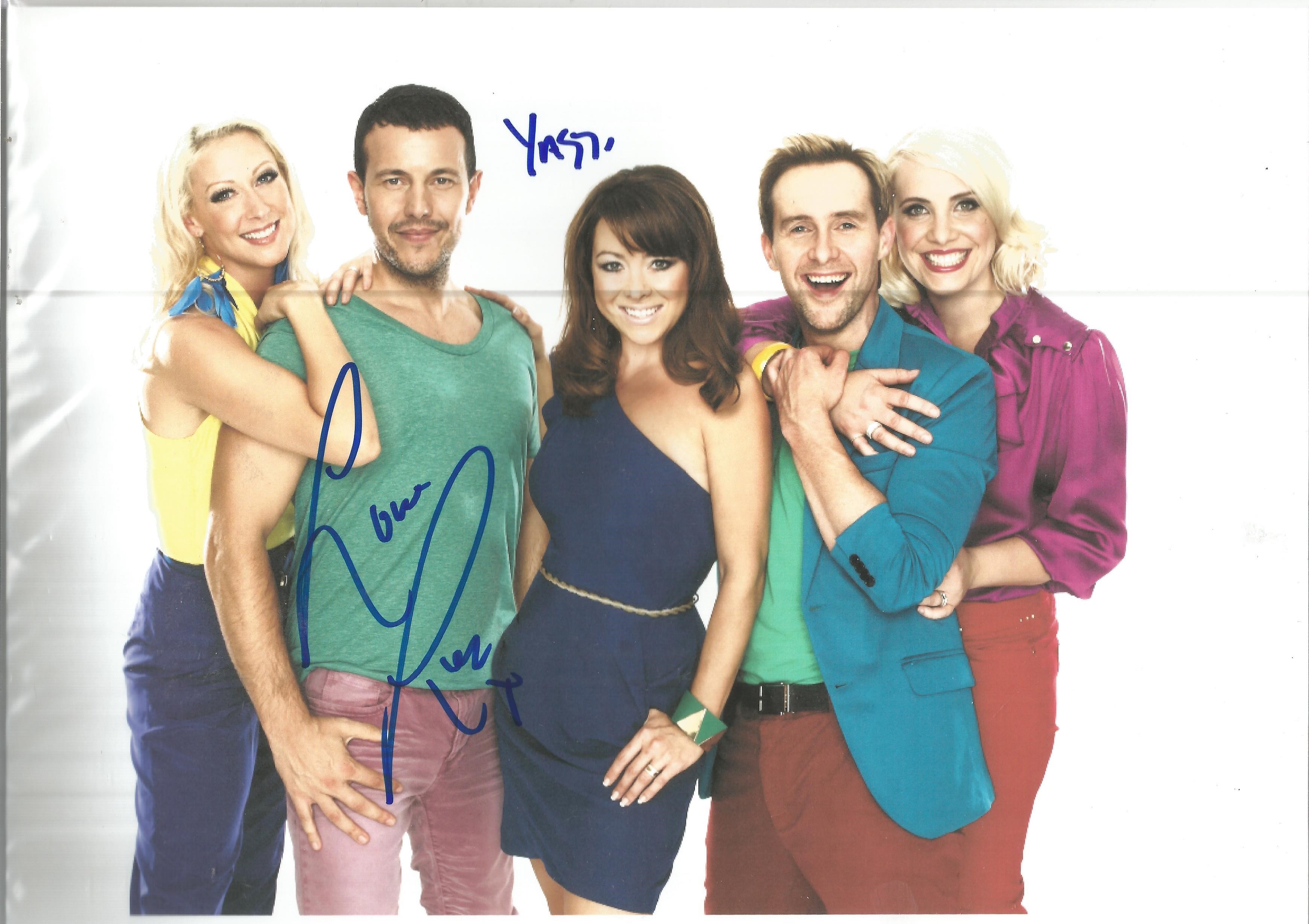 Yazz and Lee Latchford-Evans of Steps signed 12x8 colour photo. Good Condition. All autographs are