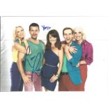 Yazz and Lee Latchford-Evans of Steps signed 12x8 colour photo. Good Condition. All autographs are