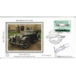 Motor Racing John Watson signed Benham FDC British Motor Cars Jaguar SS-1 PM Sixty Years of Jaguar