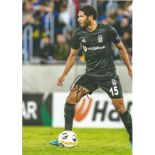 Football Mohamed Elneny signed 12x8 colour photo pictured playing for Besiktas in Turkey. Good