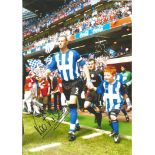 Football Lee Bullen signed 12x8 colour photo pictured while playing for Sheffield Wednesday. Good