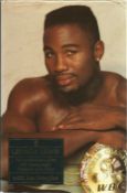 Boxing Lennox Lewis signed hardback book titled The Autobiography of the WBC Heavyweight Champion of