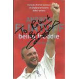 Cricket Andrew Flintoff signed hardback book titled Being Freddie My Story So Far signed on the