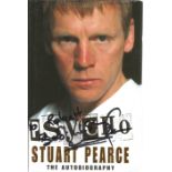 Football Stuart Pearce signed hardback book titled The Autobiography. 312 pages. Good Condition. All