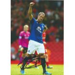 Football Phil Jagielka signed 12x8 colour photo pictured while at Everton F. C. Good Condition.