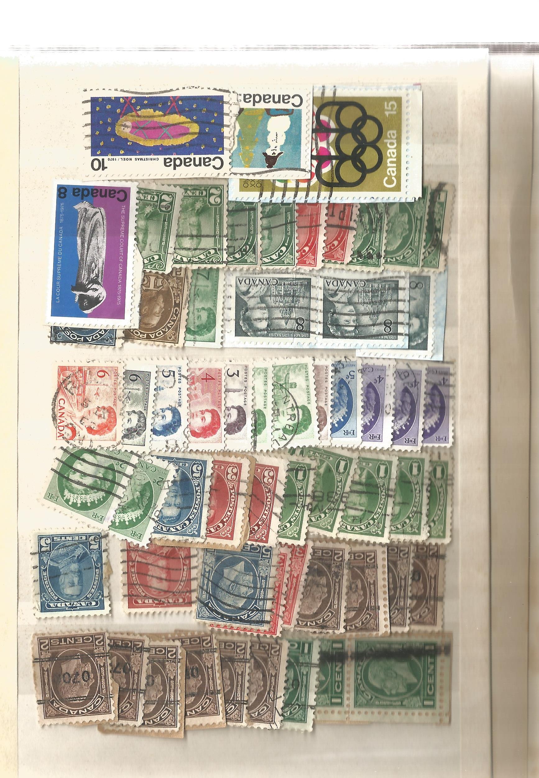 Worldwide Stamp Collection house in a Abria Red stock book 16 full pages of interesting stamp mint - Image 2 of 3