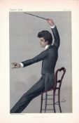 Vanity Fair Cavalleria Rusticana. Subject Mascagni. 24/8/1893. These prints were issued by the
