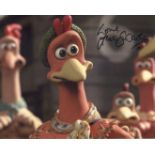 Chicken Run. 8x10 photo from the animated movie Chicken Run signed by actress Julia Sawalha. Good