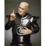 Red Dwarf. 8x10 photo from the comedy series Red Dwarf, signed by actor Robert Llewellyn as