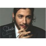 Salvador Sobral signed 6x4 colour photo. Eurovision 2017. Good Condition. All autographs are genuine