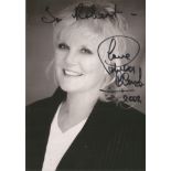 Petula Clark signed 7x5 black and white photo. Dedicated. Good Condition. All autographs are genuine