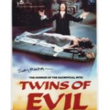 Twins of Evil. 8x10 Twins of Evil horror movie photo signed by actress Judy Matheson. Good