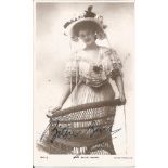 Miss Billie Burke signed 6x3 vintage photo. Good Condition. All autographs are genuine hand signed