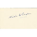 Victor Mclaglen signature piece. English actor. Good Condition. All autographs are genuine hand