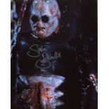 Hellraiser. 8x10 horror movie photo signed by actor Simon Bamford as Butterball Cenobite. Good