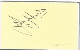 Sport /Entertainment autograph book over 20 signatures includes some household names such as Jimmy