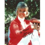 Doris Day signed 10x8 colour photo. Dedicated. Good Condition. All autographs are genuine hand