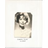 Loretta Young signed 6x4 black and white photo. Dedicated. Good Condition. All autographs are