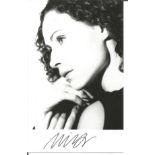 Minnie Driver signed 6x4 black and white photo. Driver has been nominated for the Academy Award