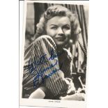 JUNE HAVER (1926-2005) Actress signed vintage Postcard. Good Condition. All autographs are genuine