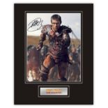 Stunning Display! Spartacus Liam McIntyre hand signed professionally mounted display. This beautiful