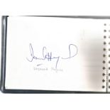 Cricket collection autograph book over 40 signatures from legends such as Fred Trueman, Clive Lloyd,