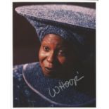 WHOOPI GOLDBERG Actress signed 8x10 Photo . Good Condition. All autographs are genuine hand signed