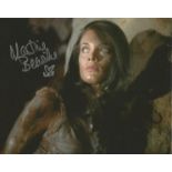 Martine Beswick signed 10x8 colour photo. Good Condition. All autographs are genuine hand signed and