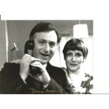Diana Hoddinott signed 10 x 8 inch b/w photo as Annie Hacker, the wife of Jim Hacker, in the
