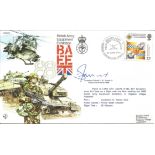 British Army Equipment Exhibition 88 signed FDC. Signed by Lieutenant Colonel K. W. Farrant and