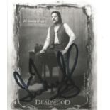 Ian McShane signed 6x4 Deadwood black and white photo. Ian David McShane (born 29 September 1942) is