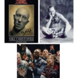 Blowout Sale! Lot of 3 horror movies hand signed 10x8 photos. This beautiful lot of 3 hand signed