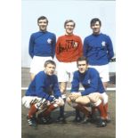 RANGERS 1968, football autographed 12 x 8 photo, a superb image depicting McKinnon, Stein, Greig,