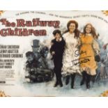 The Railway Children. 8x10 poster photo signed by actress Sally Thomsett. Good Condition. All