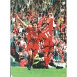 Football Robbie Fowler signed 12x8 colour magazine photo pictured while playing for Liverpool.