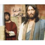 Robert Powell. 8x10 photo from the TV miniseries Jesus of Nazareth signed by actor Robert Powell.