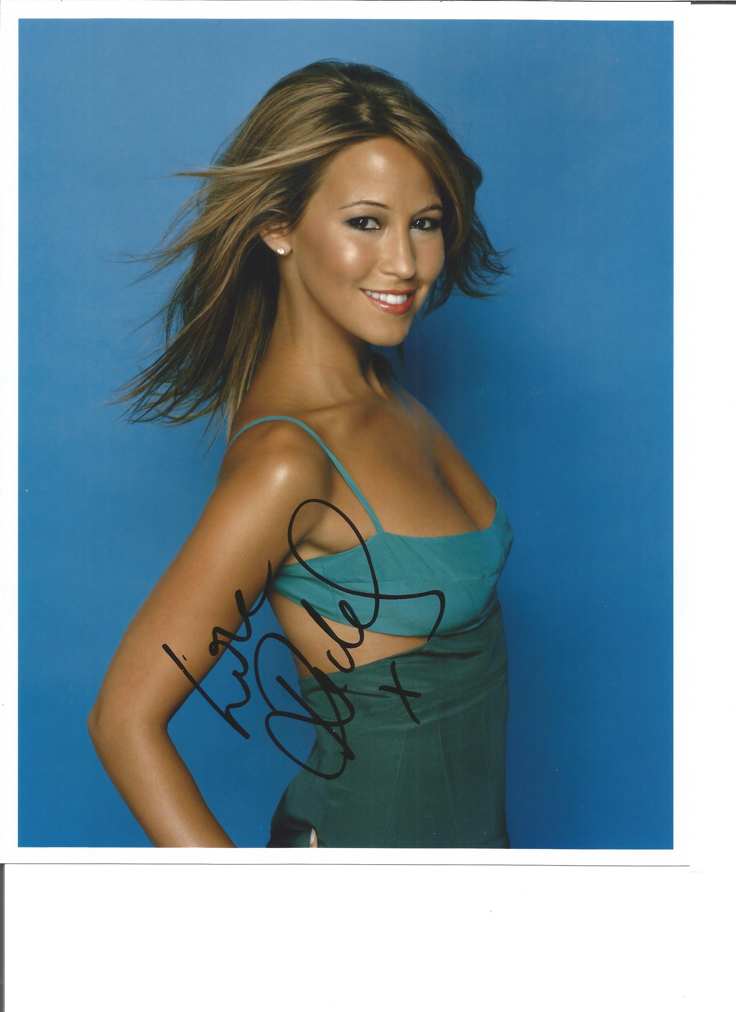Rachel Stevens signed 10x8 colour photo. Good Condition. All autographs are genuine hand signed