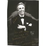 Henry Winkler signed 8x6 black and white photo. Dedicated. Good Condition. All autographs are