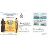 St. Helena 10th Anniversary of the Liberation SSAFA Centenary FDC No. 951 of 996. Signed by