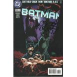 DC Comic Batman Can't Help Singin those boneyard blues 539 FEB 97 signed on the cover by Bob Kane.