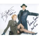 Allo Allo comedy 8x10 photo signed by actress Kim Hartmann and actor Richard Gibson as Helga and