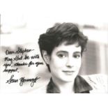 Sean Young signed 10x6 black and white photo. Dedicated. Good Condition. All autographs are